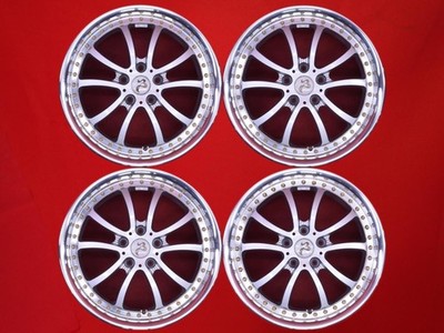 JDM Out of print rare Bell Salio spoke aluminum wheel used 4-Wheel Set 8J 18 (No Tires)