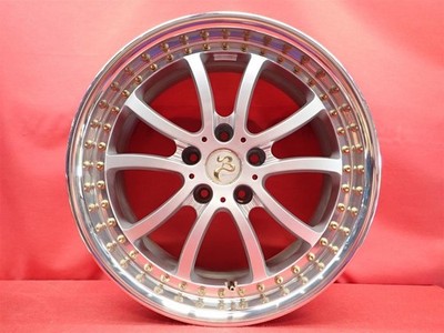 JDM Out of print rare Bell Salio spoke aluminum wheel used 4-Wheel Set 8J 18 (No Tires) - Image 4