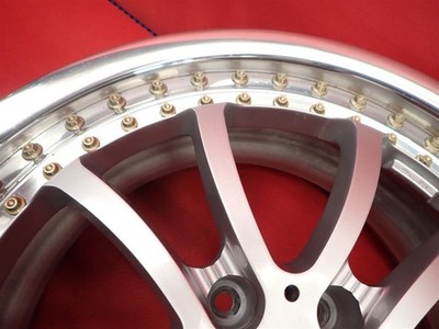 JDM Out of print rare Bell Salio spoke aluminum wheel used 4-Wheel Set 8J 18 (No Tires) - Image 10