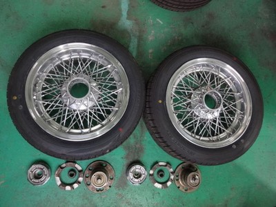 JDM Fortex Imperial Center Rock late model 2-Wheel Set tire warts remai (No Tires)