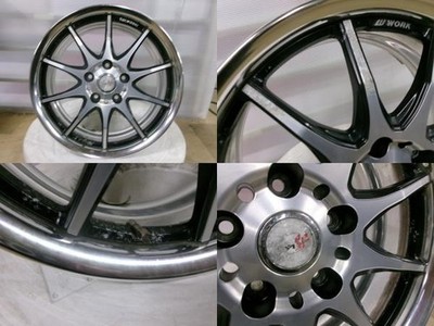 JDM For Auris WORK XSA 03C 17x7J+49 Tires 225/45R17 94W Blade NRE185H N (No Tires) - Image 3