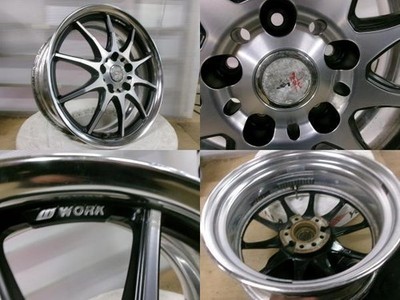 JDM For Auris WORK XSA 03C 17x7J+49 Tires 225/45R17 94W Blade NRE185H N (No Tires) - Image 4