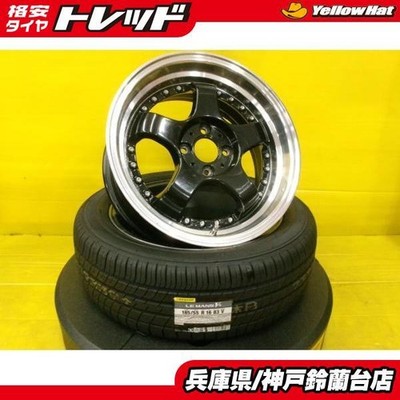 JDM 185/55R16 Spade Vitz Yaris Cube Note Fit Used Stealth Racing K35 1 (No Tires)