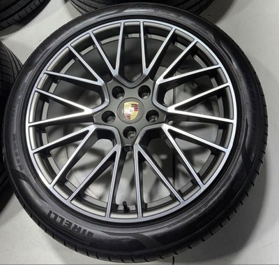 JDM 9Y0 Genuine 21-inch Porsche Cayenne RS Spyder E3 Sports Turbo (No Tires) - Image 3