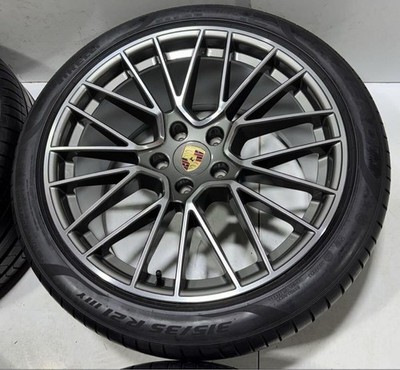 JDM 9Y0 Genuine 21-inch Porsche Cayenne RS Spyder E3 Sports Turbo (No Tires) - Image 6