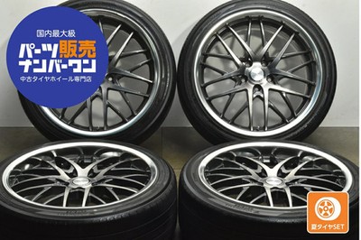 JDM Used SSR 4-Wheel Set 19x8.0J +32 PCD 114.3 225/40R19 93W Yokoha (No Tires)