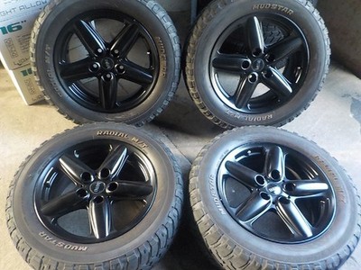 JDM BMW Mini Black Suvar Genuine 16-inch M/T Tire 4-Wheel Set 6.5J +46 (No Tires)