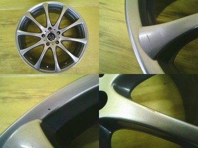 JDM Elgrand ZR-V Used Aluminum Rays 18x7.5J +50 5H PCD114.3 Imported Ti (No Tires) - Image 5
