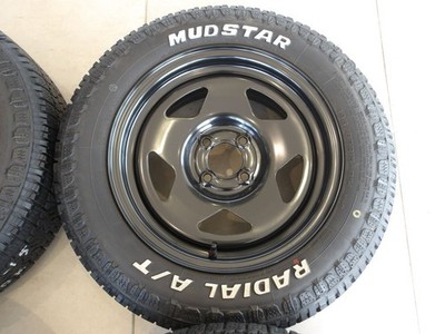JDM H Rugged Deep Rim DAYTONA’S SR black 15 4H100 7J+30 mad star AT 19 (No Tires) - Image 5