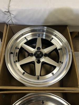 JDM Classic car street racer for sale 15x8J+20 PCD100 4-piece set Deep (No Tires) - Image 5