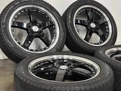 JDM Used BADX wheel set 4-Wheel Set 18x7.0J +53 PCD 114.3 225/50R18 (No Tires) - Image 2