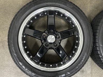 JDM Used BADX wheel set 4-Wheel Set 18x7.0J +53 PCD 114.3 225/50R18 (No Tires) - Image 3