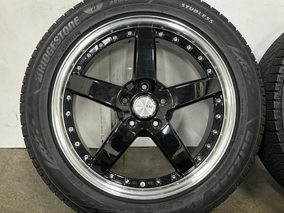 JDM Used BADX wheel set 4-Wheel Set 18x7.0J +53 PCD 114.3 225/50R18 (No Tires) - Image 5