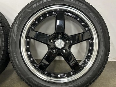 JDM Used BADX wheel set 4-Wheel Set 18x7.0J +53 PCD 114.3 225/50R18 (No Tires) - Image 6