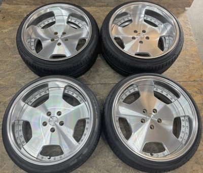 JDM RareWORK Lanvec LDZ 19x10J-9 11J-11 PCD114.3 5-hole 5H Deep Rim Fit (No Tires)