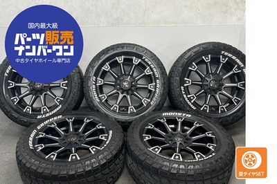 JDM Used CRIMSON 5-Wheel Set 20x8.5J +35 PCD 127/114.3 285/55R20 122 (No Tires)