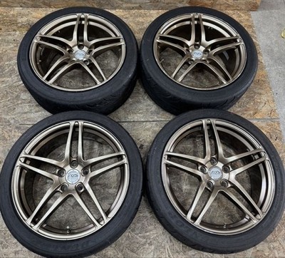 JDM RareYOKOHAMA Model 5 18x8J+45 9J+40 PCD114.3 5-hole 5H Excellent co (No Tires)
