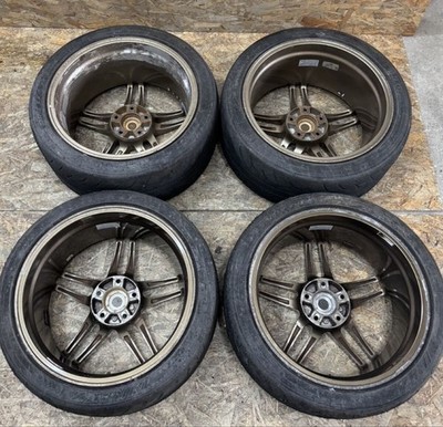 JDM RareYOKOHAMA Model 5 18x8J+45 9J+40 PCD114.3 5-hole 5H Excellent co (No Tires) - Image 6