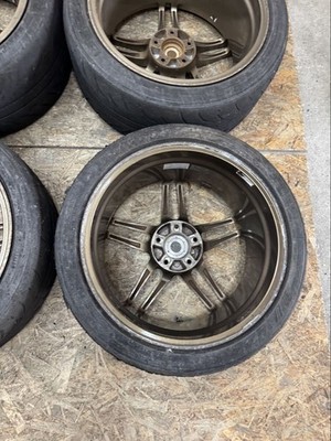 JDM RareYOKOHAMA Model 5 18x8J+45 9J+40 PCD114.3 5-hole 5H Excellent co (No Tires) - Image 10