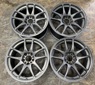 JDM RareWORK EMOTION CR Kai 17x9J +17 PCD114.3 5-hole wheels. Work Emot (No Tires)