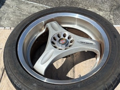JDM RareRAYS VOLK C-ULTOLA PCD114.3 8J+9J Rarer than TE37 even rarer (No Tires) - Image 4