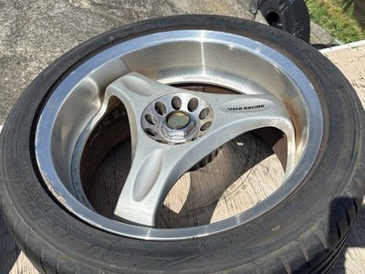 JDM RareRAYS VOLK C-ULTOLA PCD114.3 8J+9J Rarer than TE37 even rarer (No Tires) - Image 5
