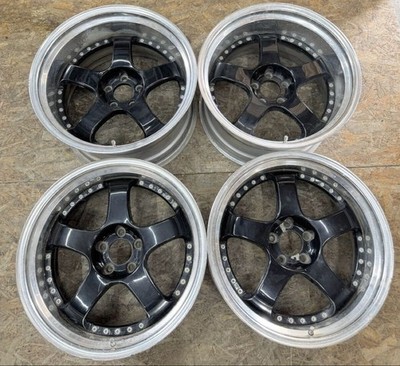 JDM RareSSR SP1 19x9.5J-13 11.5J-13 PCD114.3 5-hole 5H Deep Rim Crown A (No Tires)