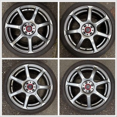 JDM WORK EMOTION T7R 17-inch Wheel 4-Wheel Set (No Tires)