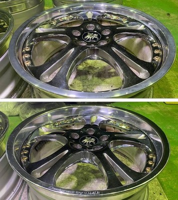 JDM Weds Kranze Cerberus 19-inch Chrome Wheels Deep Rim 8.5J +44 8.5J (No Tires) - Image 6