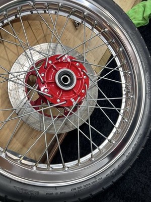 JDM 26072604 cb250t cb400t hub h rim Excel japan wheel disc rotor brak (No Tires) - Image 7