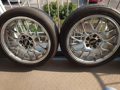 JDM BBS RS-GT Forging 18x8J +43 PCD112RS9822-piece4-Wheel Set 225/45/R182245/ (No Tires)