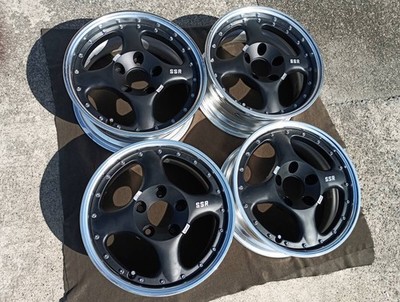 JDM Deep Rim Speed Star SSR Mark II R MK-2R 15x6.5J/7.0J 5-hole PCD11 (No Tires)