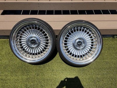 JDM WORK EMITZ 10J +7 O-disc 20-inch 2-Wheel Set br WORK (No Tires)