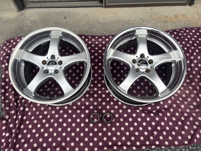 JDM ② Carisson 1/5 9.5j PCD114.3 Celsiorcrown Euroline Work Carisson 1 (No Tires)