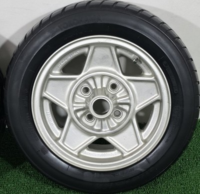 JDM Rare vintage car wheels Black Modora Italian-made 14-piece PCD 114 (No Tires) - Image 2