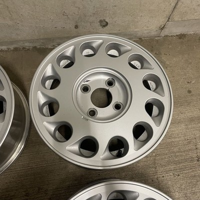 JDM Rare Nissan genuine alloy wheels 4-Wheel Set 156j +40 4-hole PCD 114.3 " (No Tires) - Image 3