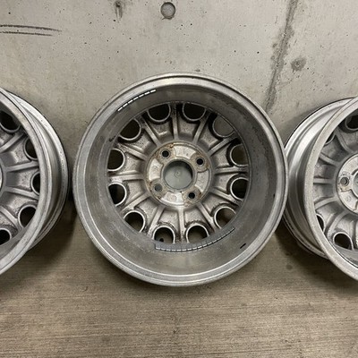 JDM Rare Nissan genuine alloy wheels 4-Wheel Set 156j +40 4-hole PCD 114.3 " (No Tires) - Image 7