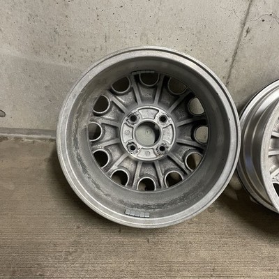 JDM Rare Nissan genuine alloy wheels 4-Wheel Set 156j +40 4-hole PCD 114.3 " (No Tires) - Image 9