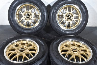 JDM BBS RG-R RG710 4wheels no tire 17x7+42 5x114.3 Hub60