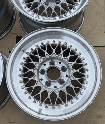 JDM BBS RS180 RS247 16x7.5J +14 8.5 +14 PCD 114.3 5H Wheel 4-Wheel Set 130 Cr (No Tires) - Image 2