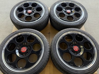 JDM No curb rash. 4-inch 45th Anniversary wheels 17x7J +42 offset 4H (No Tires)