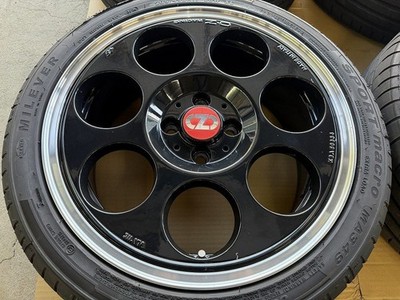 JDM No curb rash. 4-inch 45th Anniversary wheels 17x7J +42 offset 4H (No Tires) - Image 3