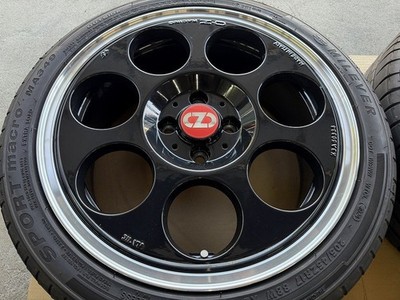 JDM No curb rash. 4-inch 45th Anniversary wheels 17x7J +42 offset 4H (No Tires) - Image 4