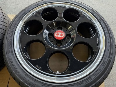 JDM No curb rash. 4-inch 45th Anniversary wheels 17x7J +42 offset 4H (No Tires) - Image 5
