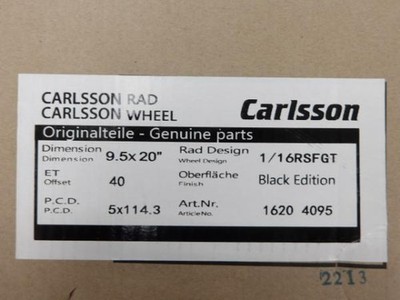 JDM BIG Sedan Fender Rolling Cima Vellfire 4-Wheel Set Carlsson 1/16 RS (No Tires) - Image 3