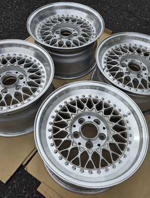 JDM BBS RS180 RS247 16x7.5J +14 8.5 +14 PCD 114.3 5H Wheel 4-Wheel Set 130 Cr (No Tires) - Image 7