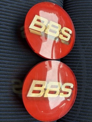 JDM Postage 600 yen. BBS center caps 2 Individual. Classic car VIP hig (No Tires) - Image 2