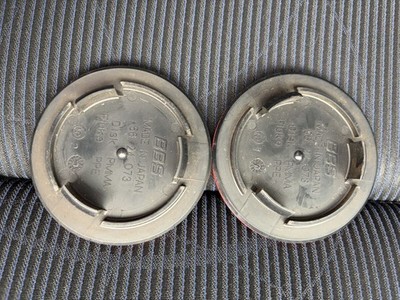 JDM Postage 600 yen. BBS center caps 2 Individual. Classic car VIP hig (No Tires) - Image 4