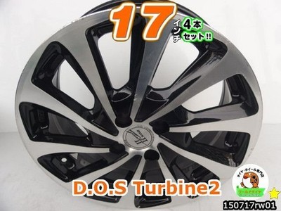 JDM Used Used 17-inch 4-Wheel Set Wheel Set / BADX DOS Turbine2 / 17x6.5J + (No Tires)