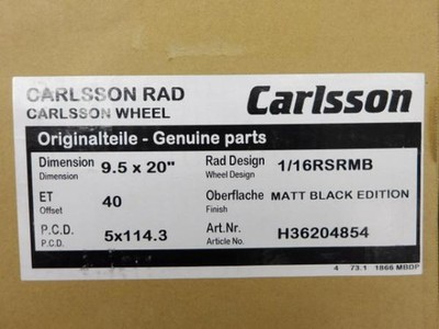 JDM BIG Sedan Fender Rolling Cima Vellfire 4-Wheel Set Carlsson 1/16 RS (No Tires) - Image 3
